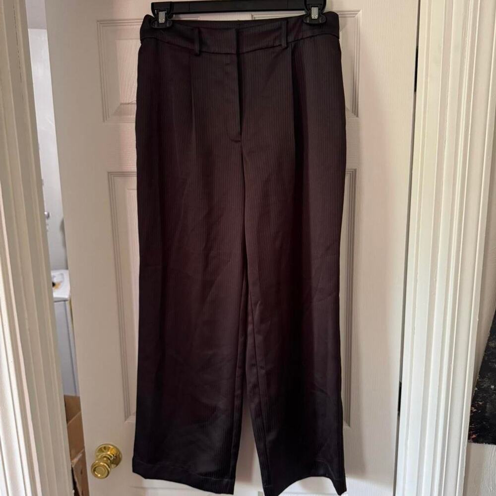 Alfani black pinstripe dress trousers- Size Womens 8